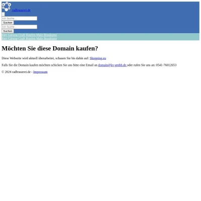 Screenshot radbrauerei.de