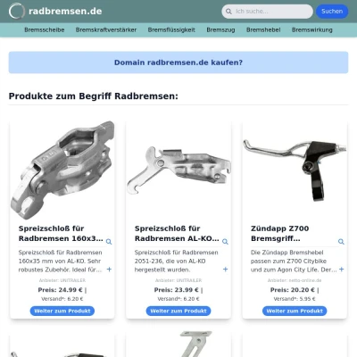 Screenshot radbremsen.de