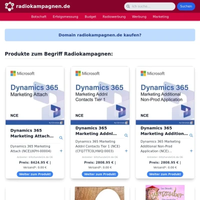 Screenshot radiokampagnen.de