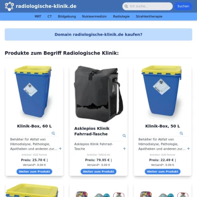 Screenshot radiologische-klinik.de