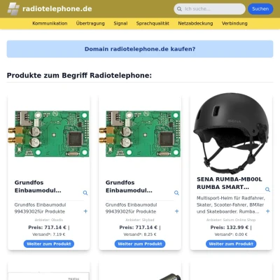 Screenshot radiotelephone.de