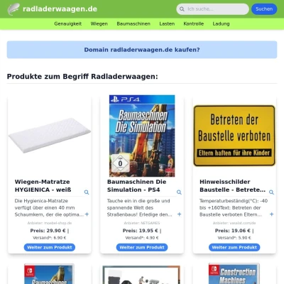 Screenshot radladerwaagen.de