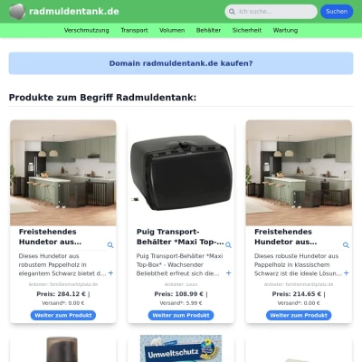 Screenshot radmuldentank.de