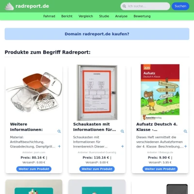 Screenshot radreport.de