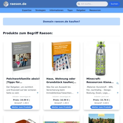 Screenshot raeson.de