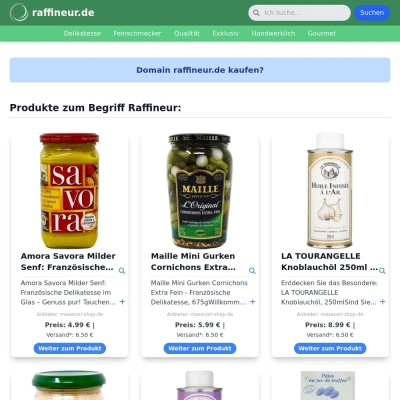 Screenshot raffineur.de