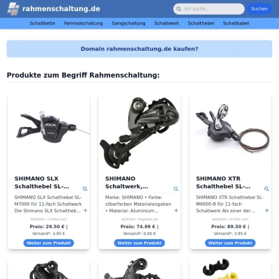 Screenshot rahmenschaltung.de