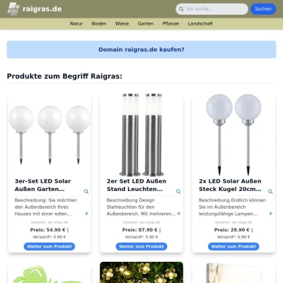 Screenshot raigras.de