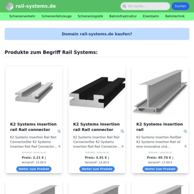 Screenshot rail-systems.de