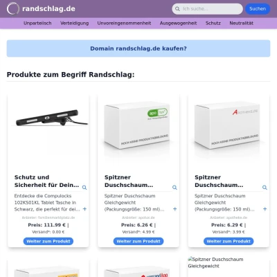 Screenshot randschlag.de