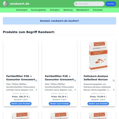 Screenshot randwert.de