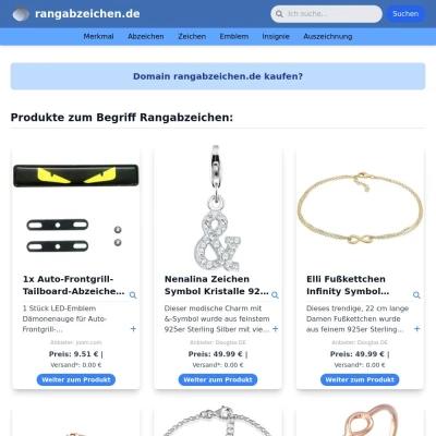 Screenshot rangabzeichen.de