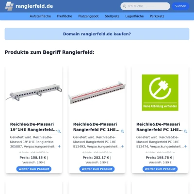 Screenshot rangierfeld.de