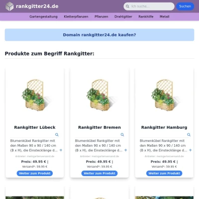 Screenshot rankgitter24.de
