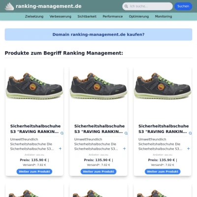 Screenshot ranking-management.de