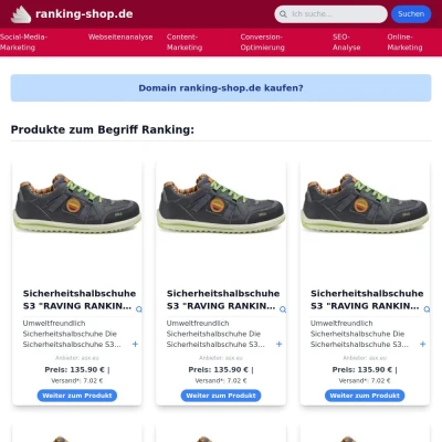 Screenshot ranking-shop.de