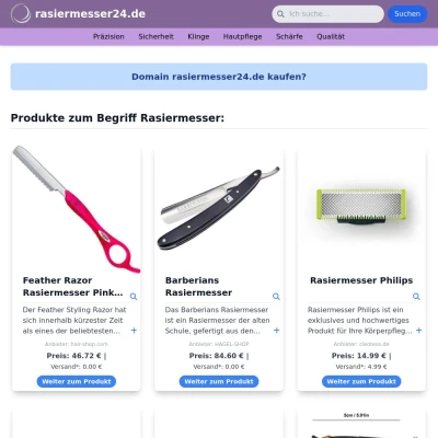 Screenshot rasiermesser24.de