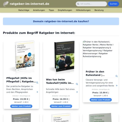 Screenshot ratgeber-im-internet.de