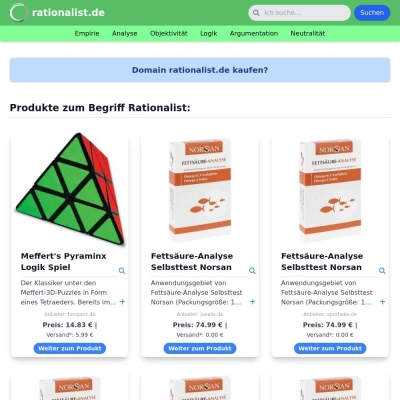 Screenshot rationalist.de