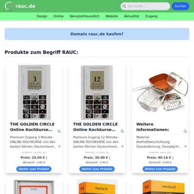 Screenshot rauc.de