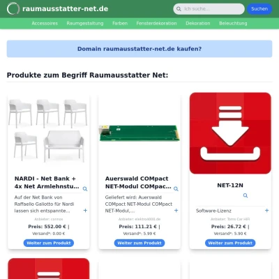 Screenshot raumausstatter-net.de