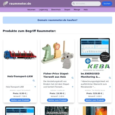 Screenshot raummeter.de