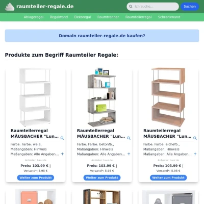 Screenshot raumteiler-regale.de