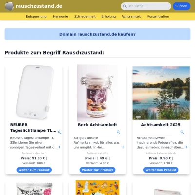 Screenshot rauschzustand.de