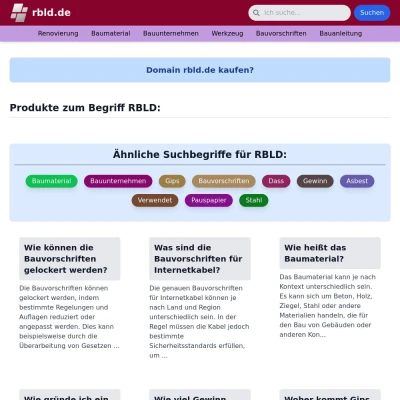 Screenshot rbld.de