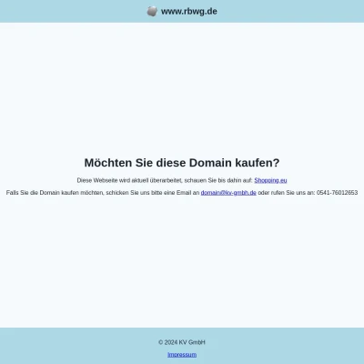 Screenshot rbwg.de