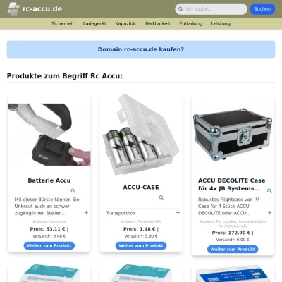 Screenshot rc-accu.de