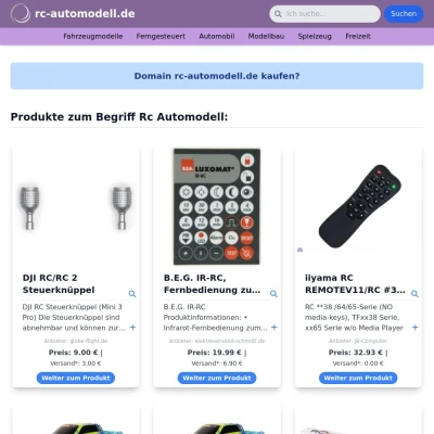 Screenshot rc-automodell.de