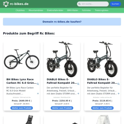 Screenshot rc-bikes.de