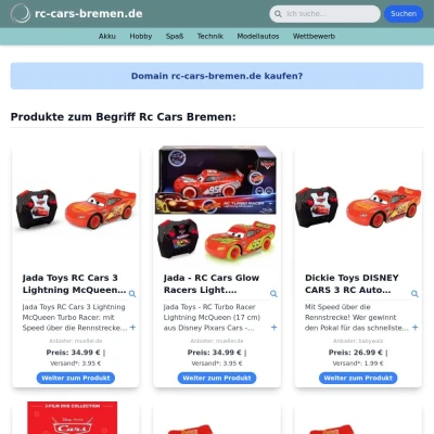 Screenshot rc-cars-bremen.de