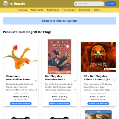 Screenshot rc-flug.de