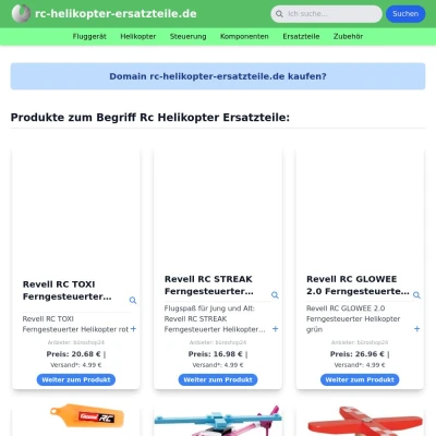 Screenshot rc-helikopter-ersatzteile.de