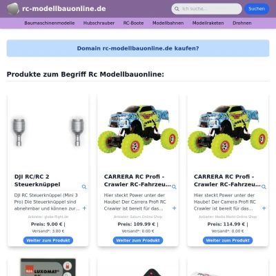 Screenshot rc-modellbauonline.de