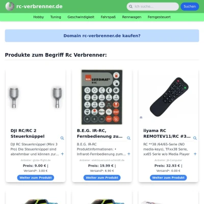 Screenshot rc-verbrenner.de