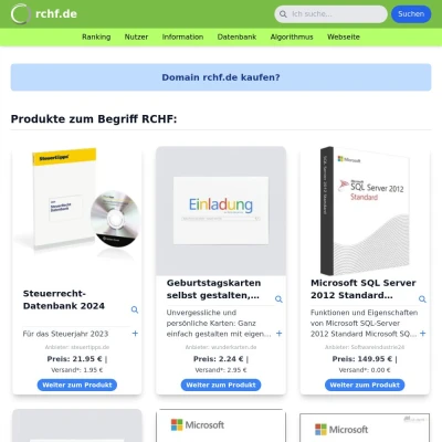 Screenshot rchf.de