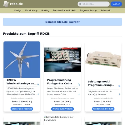 Screenshot rdcb.de