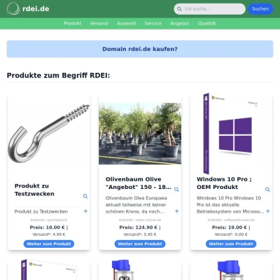 Screenshot rdei.de