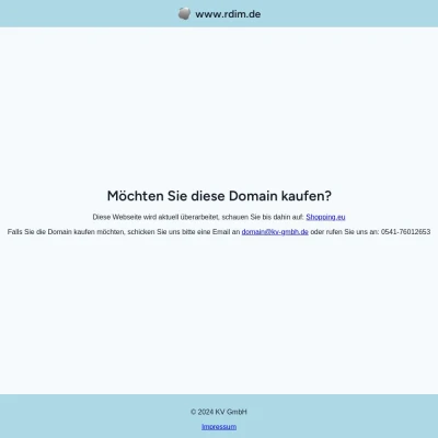 Screenshot rdim.de