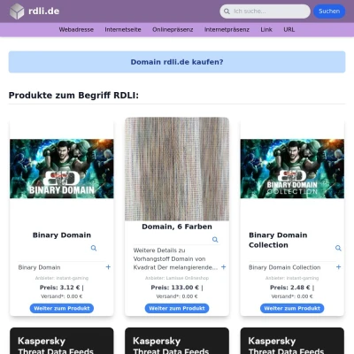 Screenshot rdli.de
