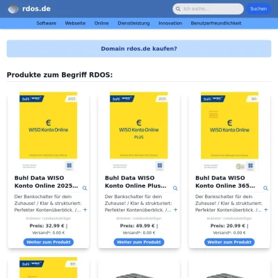 Screenshot rdos.de
