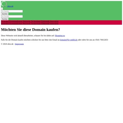 Screenshot rdox.de