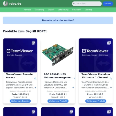 Screenshot rdpc.de