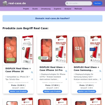 Screenshot real-case.de