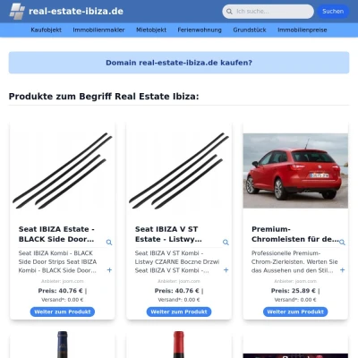 Screenshot real-estate-ibiza.de