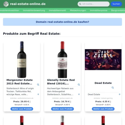 Screenshot real-estate-online.de