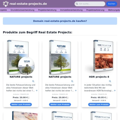 Screenshot real-estate-projects.de